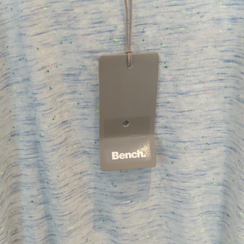 Bench Light Blue T-Shirt Dress Back Pocket Detail Elastic Waist Small NWT - Picture 3 of 8